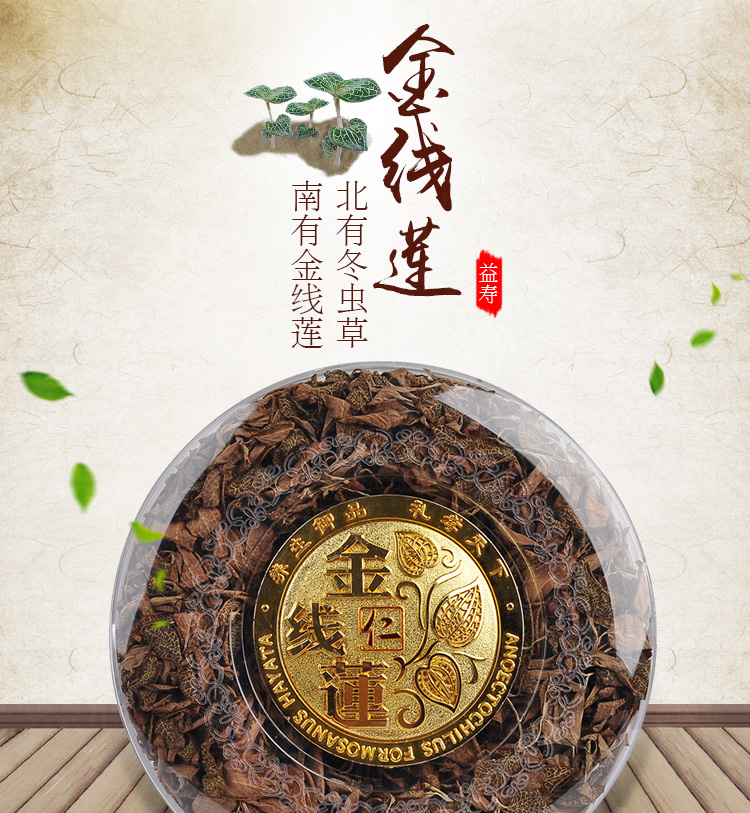 林下種植<a href=http://www.dgkangle.com.cn/ target='_blank'>金線蓮</a> 50克禮盒裝