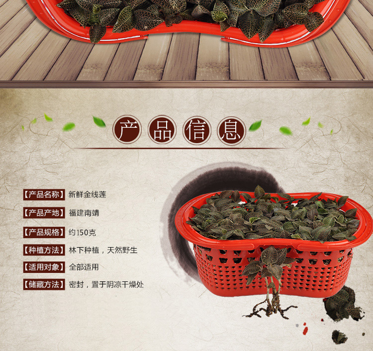 <a href=http://www.dgkangle.com.cn/ target='_blank'>金線蓮</a>鮮品 籃裝